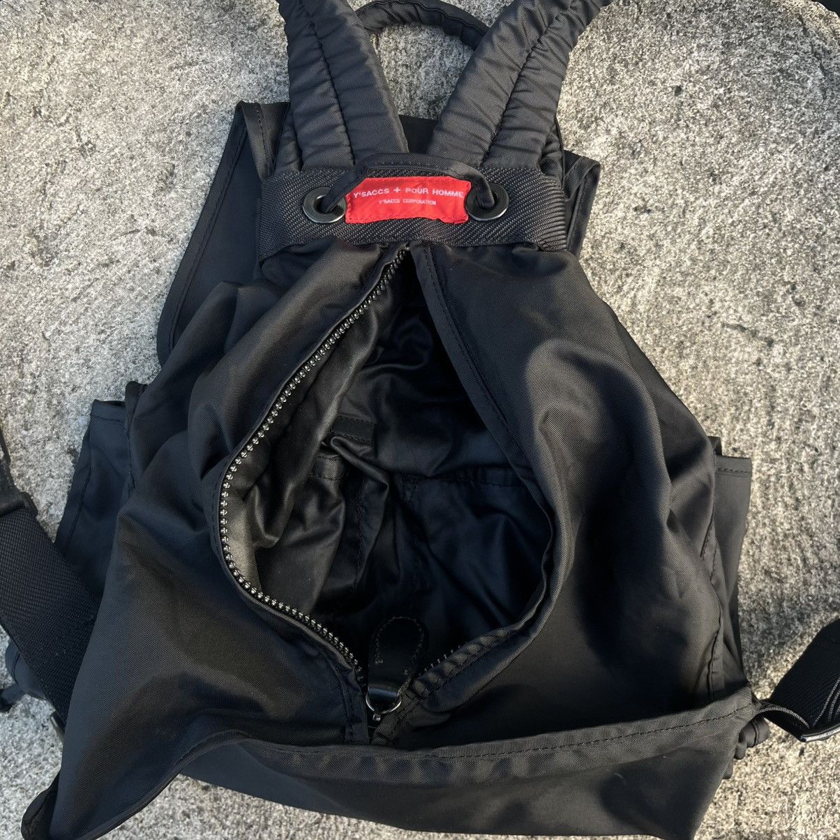 Yohji Yamamoto Yohji Yamamoto Y’Saccs + POUR HOMME Nylon Nylon Backpack Size ONE SIZE - 9 Thumbnail