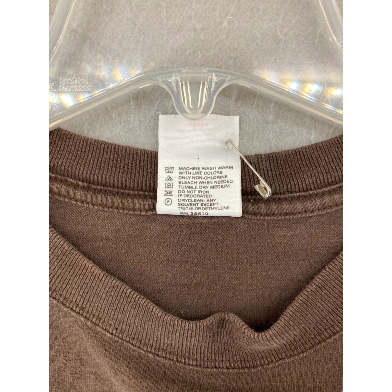 Anvil Nike Shirt Men TShirt M Brown One80 Anvil Graphic Print Crew Neck Short Sleeve Jersey Cotton Vintage? Size US M / EU 48-50 / 2 - 7 Thumbnail
