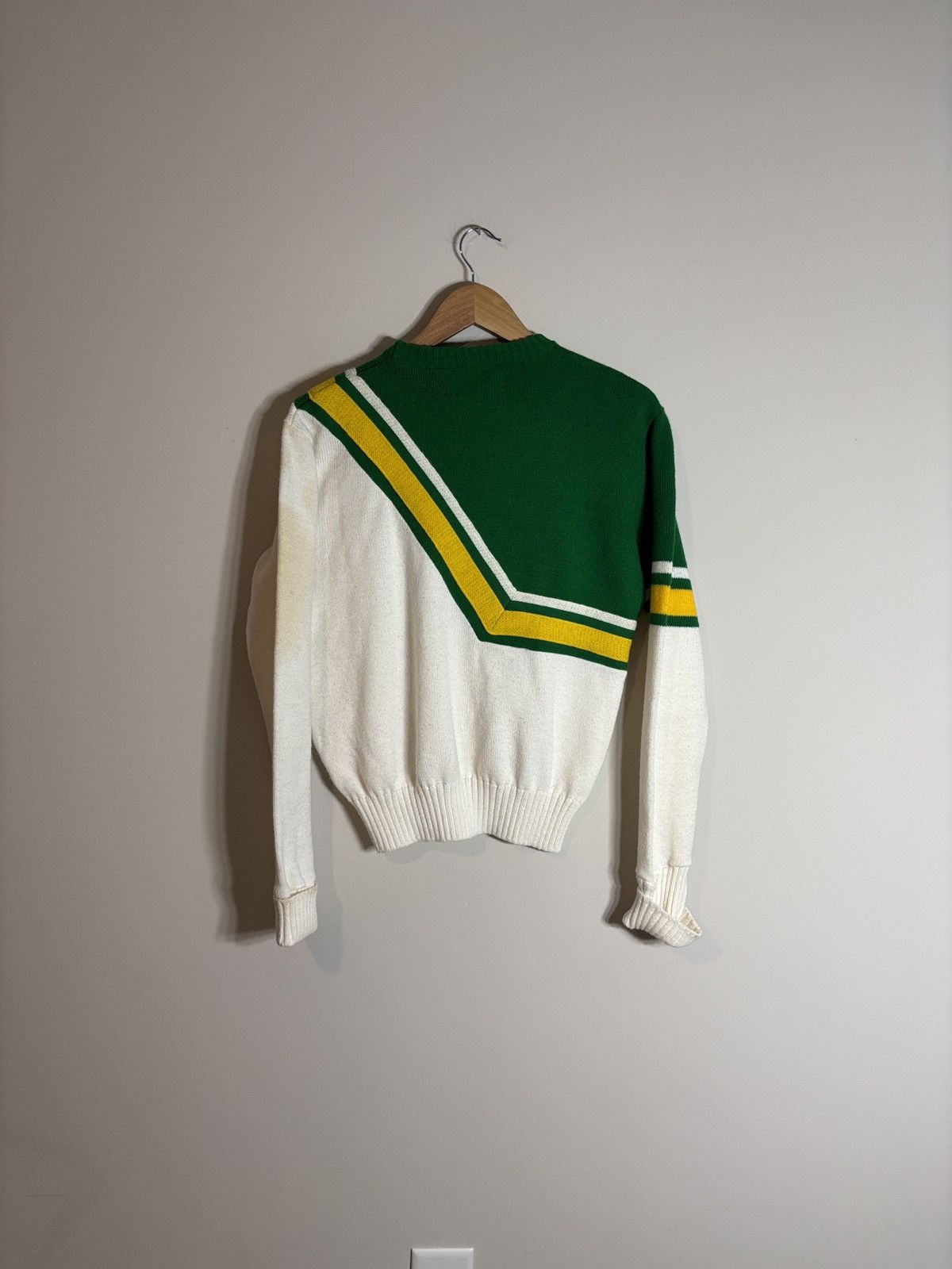 Vintage Vintage 70s Cheerleader Sweater Size L / US 10 / IT 46 - 4 Thumbnail