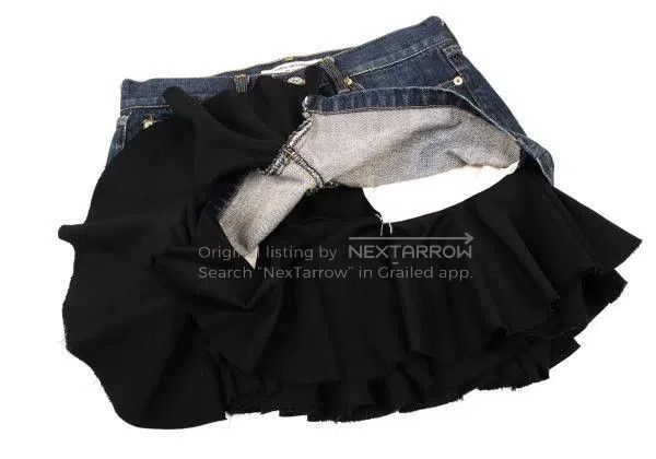 Junya Watanabe Junya Watanabe size XS Denim Asymmetric Skirt Size 23" - 5 Thumbnail