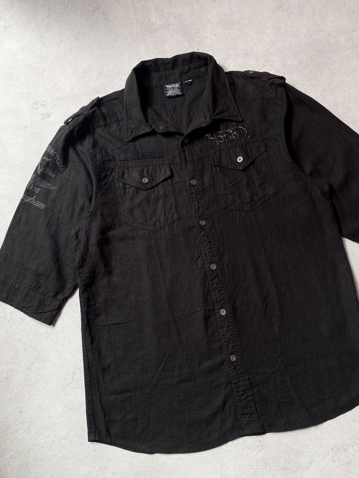 Norton Norton motorcycle military workshirt Size US XL / EU 56 / 4 - 5 Thumbnail