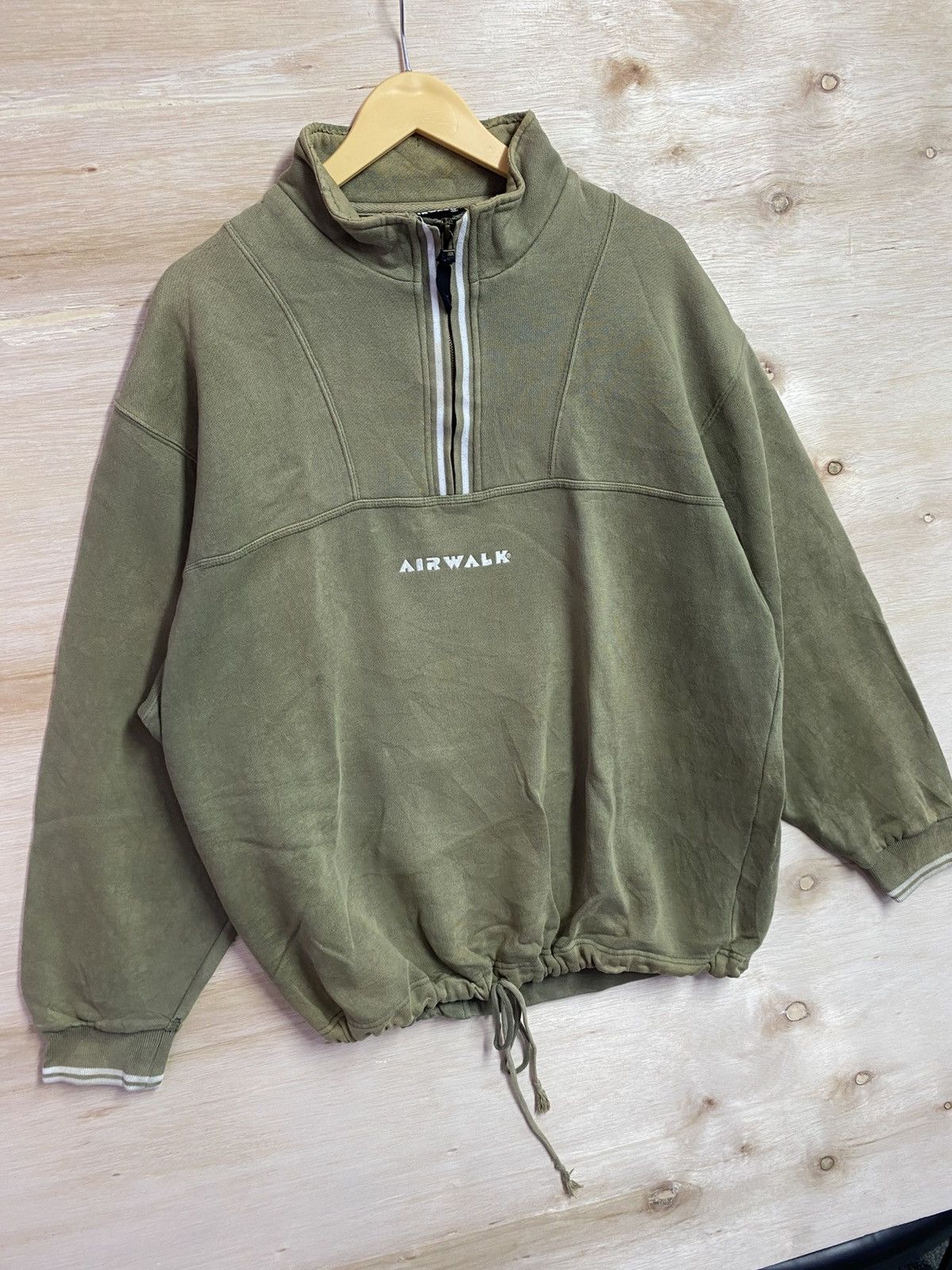 Airwalk Vintage airwalk half zipper sweatshirt Size US L / EU 52-54 / 3 - 3 Thumbnail