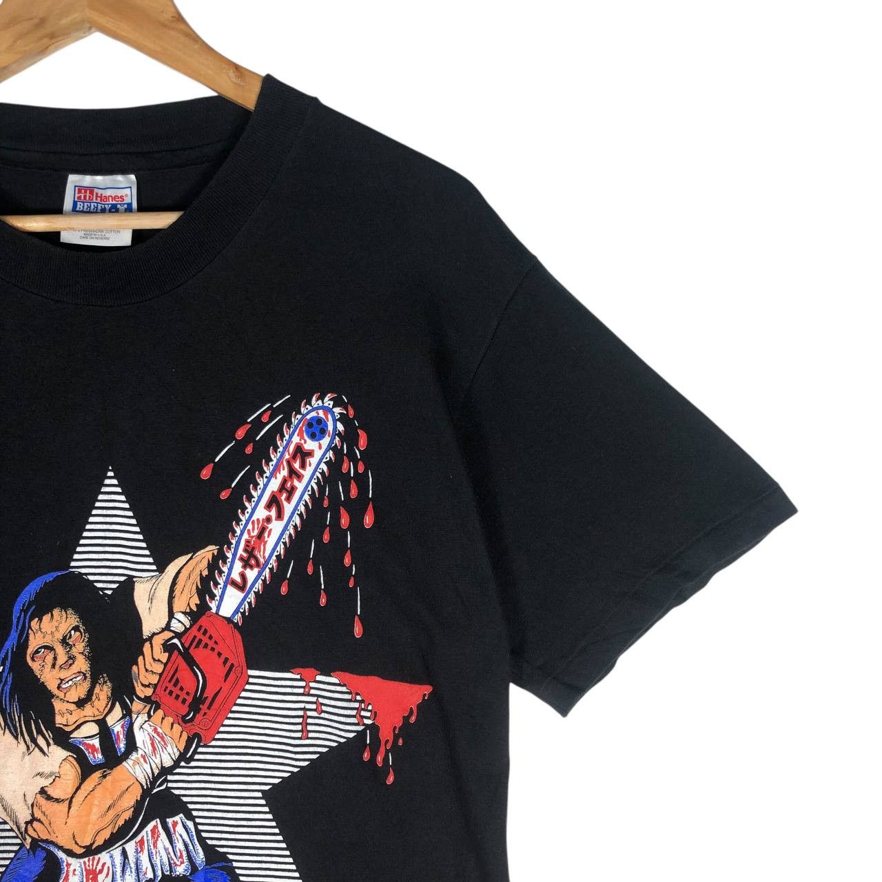 Vintage Rare!!! Vintage Leatherface Gusty Japan Men T-Shirt Size US M / EU 48-50 / 2 - 4 Thumbnail