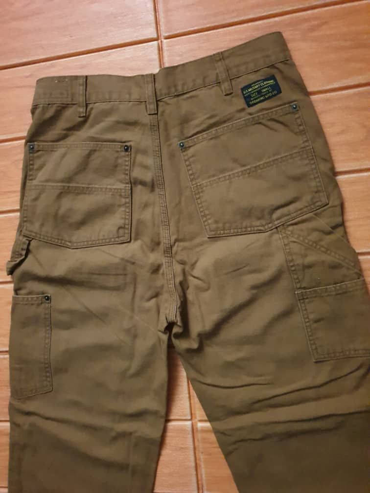 Japanese Brand Double knee brown colour carpenter pant Size US 31 - 13 Thumbnail