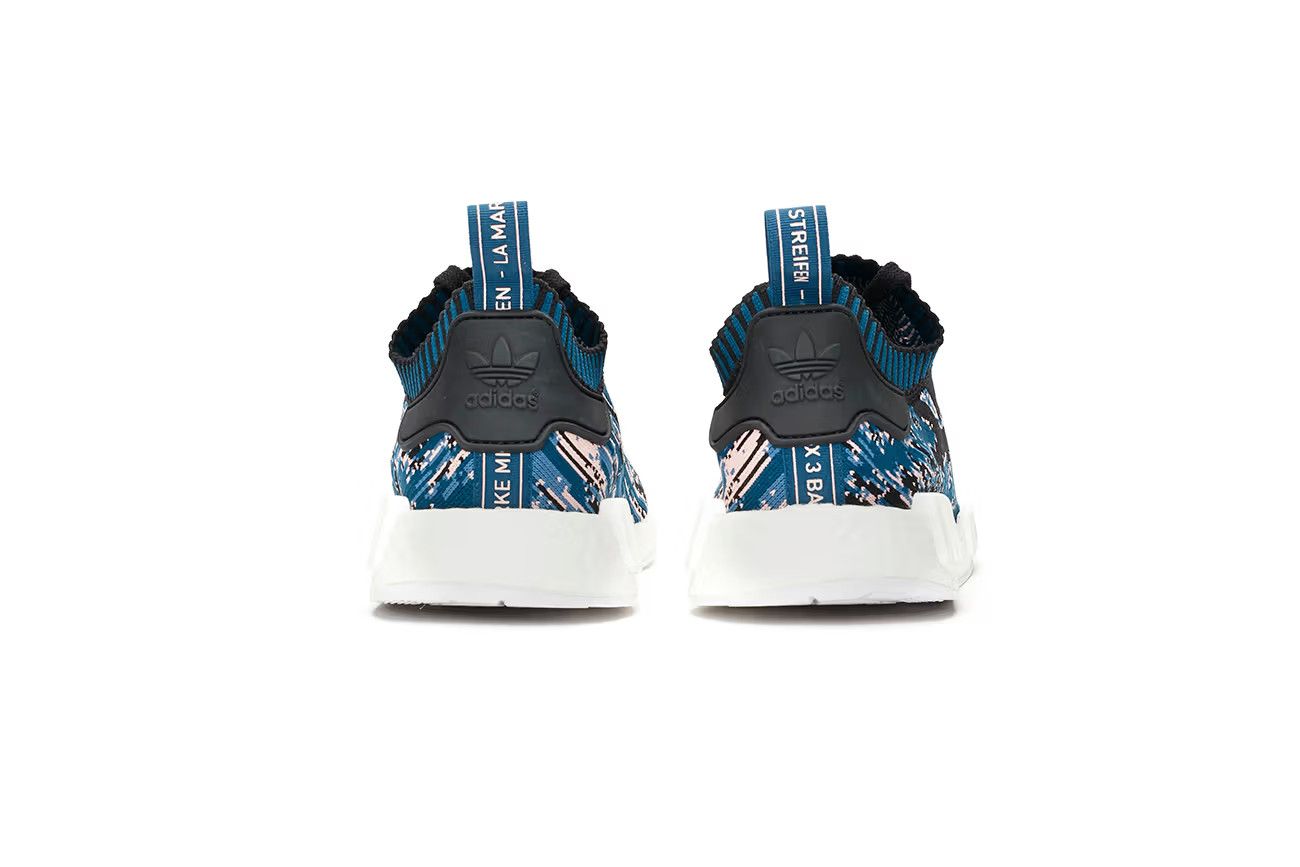 Adidas × Sneakersnstuff 💚 2018 Sneakersnstuff x Adidas NMD R1 Datamosh 2.0 Blue Size US 10 / EU 43 - 3 Thumbnail