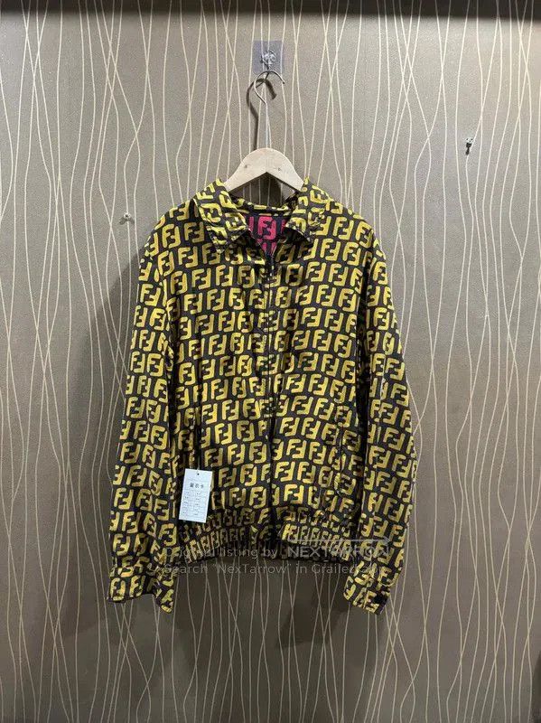 Fendi Fendi Multicolor Polyester Men's Outer Jacket . Size US S / EU 44-46 / 1 - 1 Thumbnail