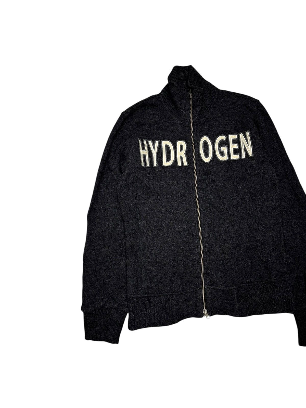 HYDROGEN HYDROGEN PUNK ITALY WOOL BLEND BLACK SWEATER Size US S / EU 44-46 / 1 - 7 Thumbnail