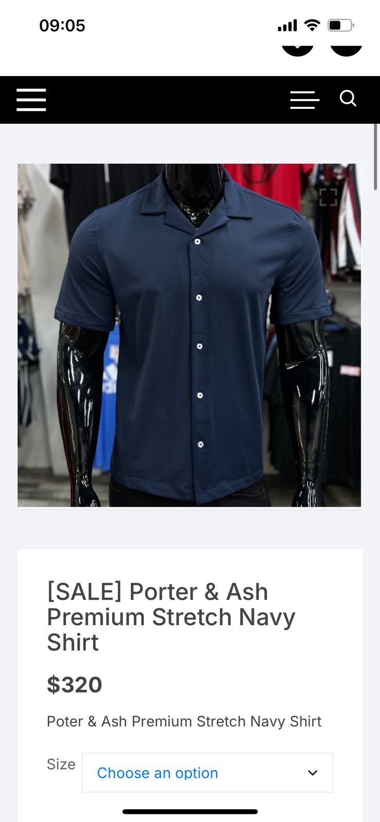Other New Porter & Ash Premium Stretch Navy Button Down Shirt Size US XL / EU 56 / 4 - 1 Thumbnail