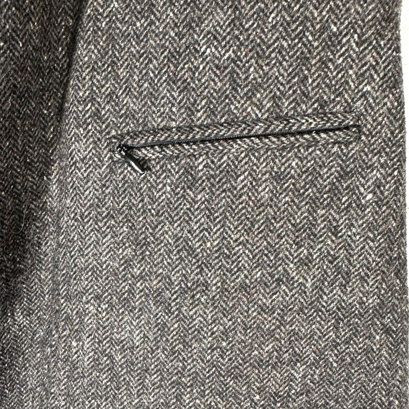 Vintage Kroon Vest Herringbone Tweed Back Corduroy Grey Brown 3XL Size US XL / EU 56 / 4 - 2 Thumbnail