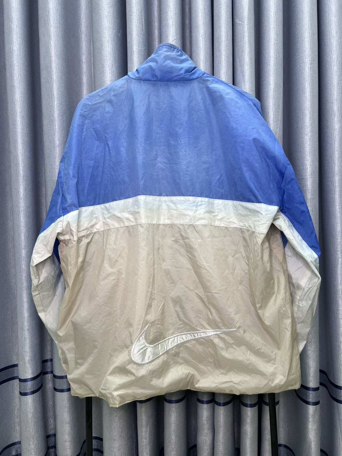 Nike Vintage 90s Nike Oversized Windbreaker Big Swoosh Jacket Size US XXL / EU 58 / 5 - 6 Thumbnail