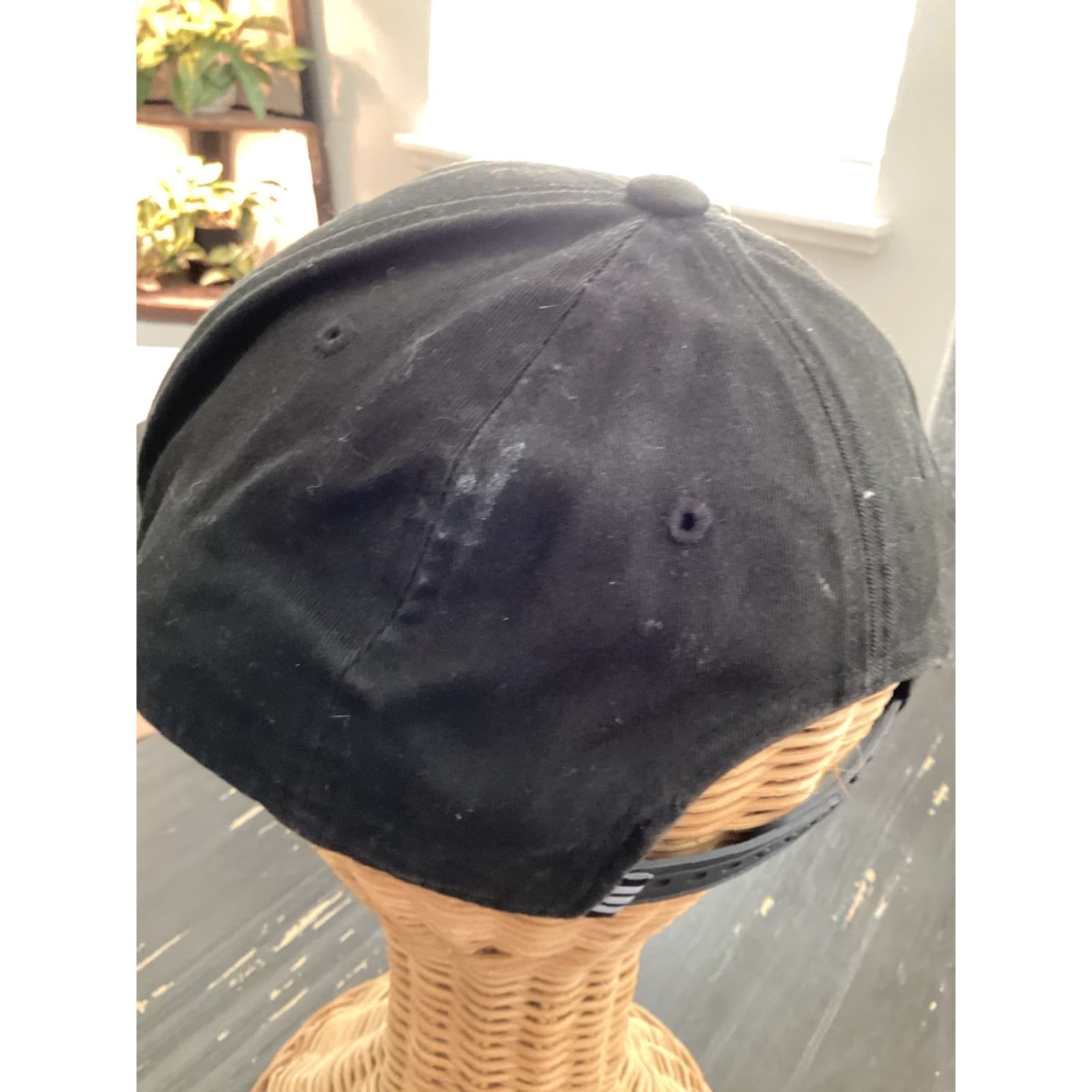 Adidas Adidas Men's Cap Hat - Black, Snap back Pattern: Solid Casual One Size Black Cotton, Polyester Knit Baseball Cap Sports, Logo Adjustable Men Size ONE SIZE - 4 Thumbnail