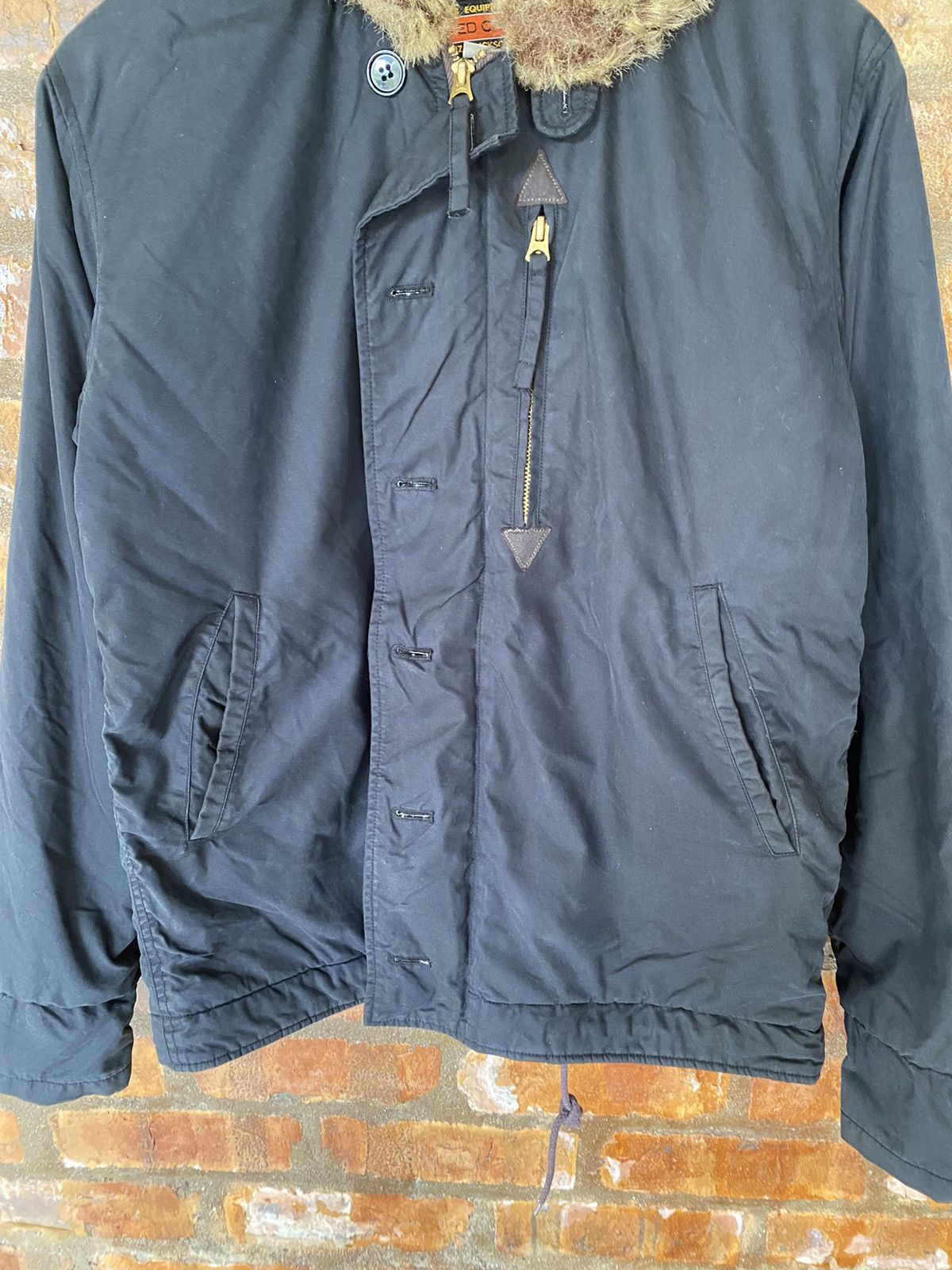 Buzz Rickson's Vtg BUZZ RICKSON United car Jacket padded fur Size US M / EU 48-50 / 2 - 6 Thumbnail