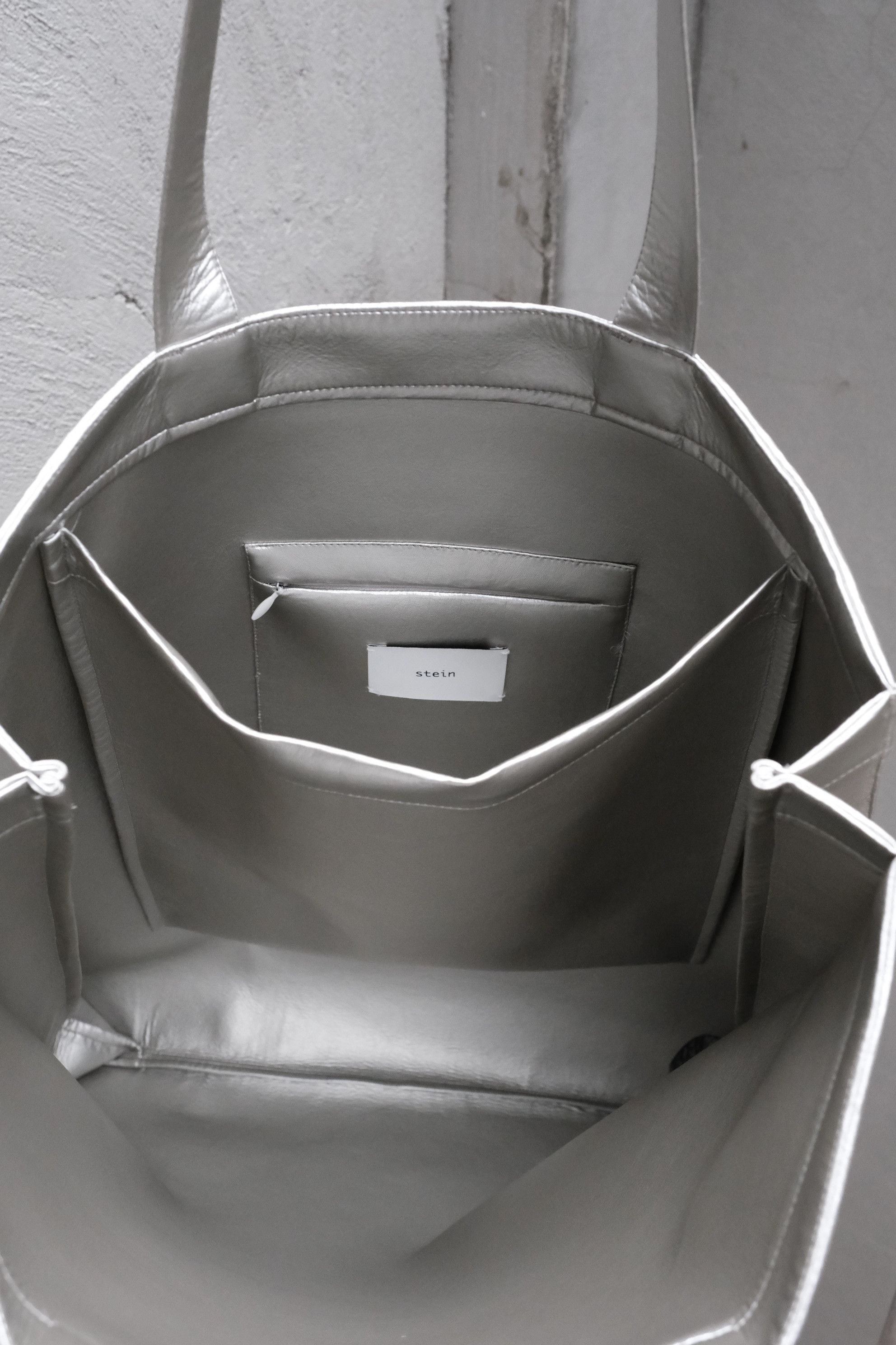 Stein SSStein Silver Oversize Tote Bag Size ONE SIZE - 6 Thumbnail