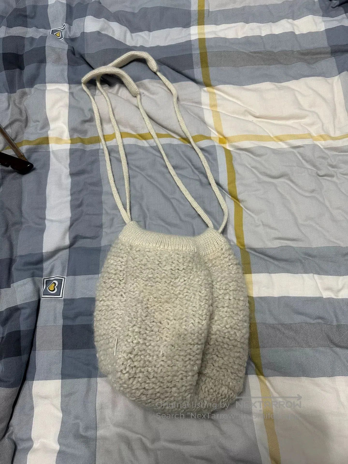 Jil Sander Jil Sander Knitted Bag in Beige. Size ONE SIZE - 1 Thumbnail