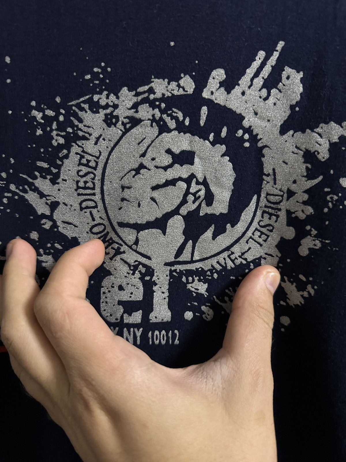 Diesel Rare Vintage T-Shirt Diesel New York Y2K style Size US L / EU 52-54 / 3 - 3 Thumbnail