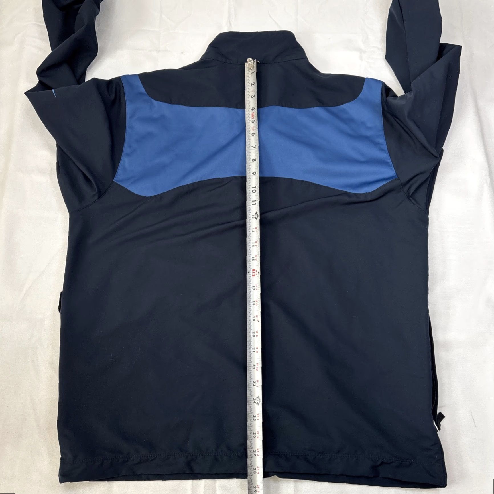 Nike Nike Golf Windbreaker Jacket Full Zip Men’s Large Black Blue Longsleeve Size US L / EU 52-54 / 3 - 6 Thumbnail