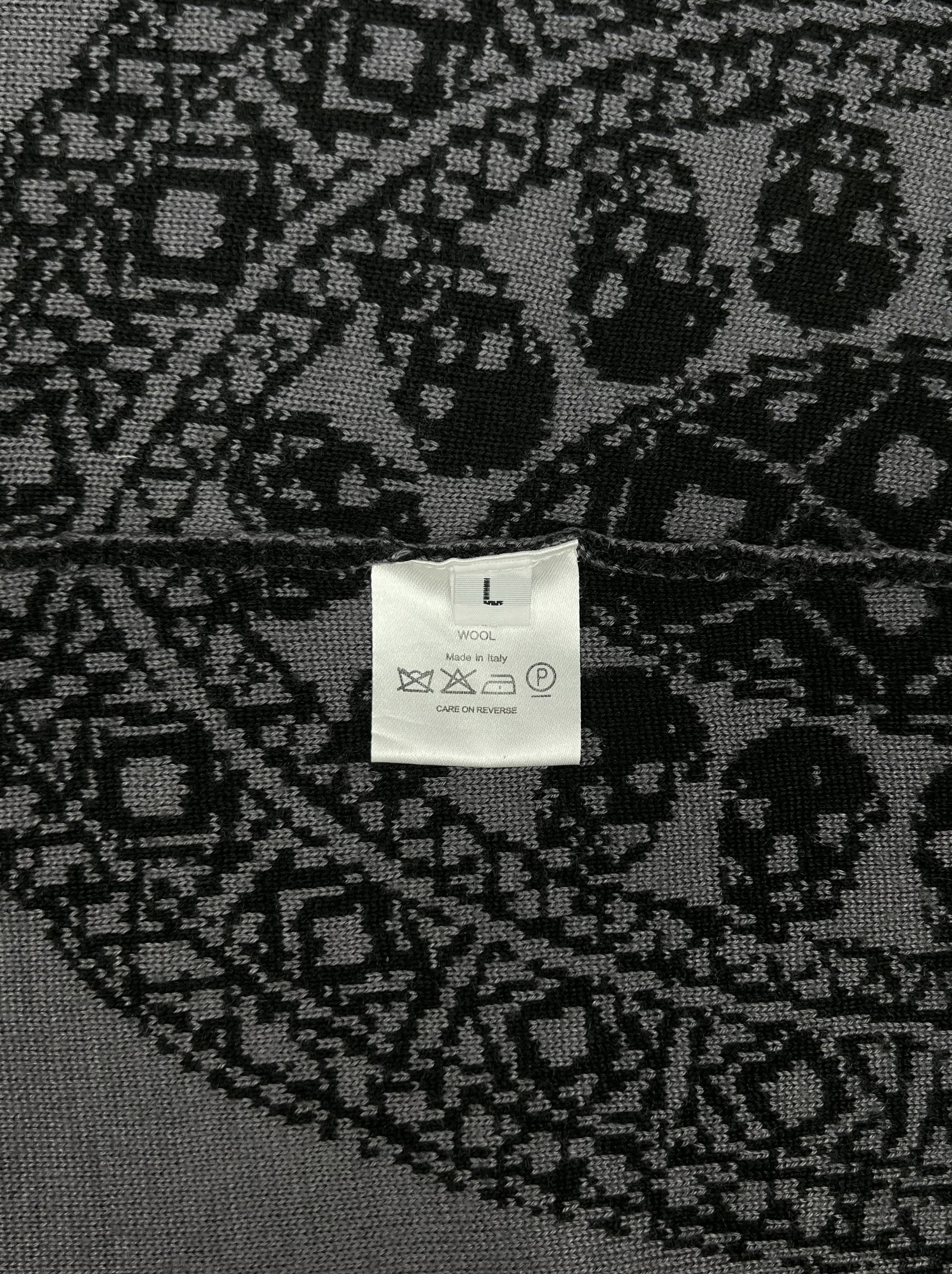 Alexander McQueen F/W 2010 SKULL WOOL KNIT CARDIGAN SWEATER - EXTREMELY RARE - Size US L / EU 52-54 / 3 - 6 Thumbnail