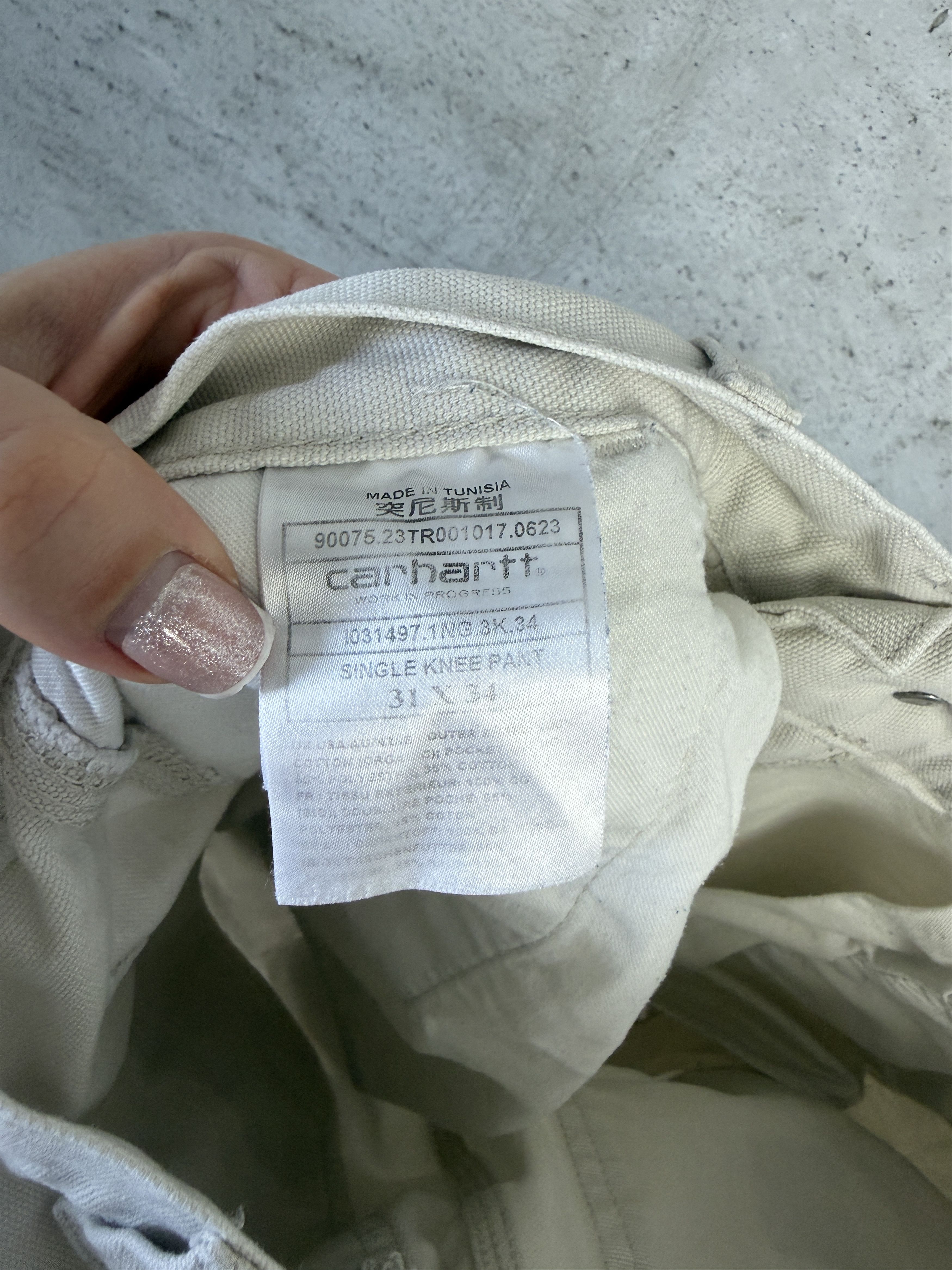 Carhartt Wip Cahartt WIP Single Knee Pant denim jeans pants Size US 31 - 5 Thumbnail
