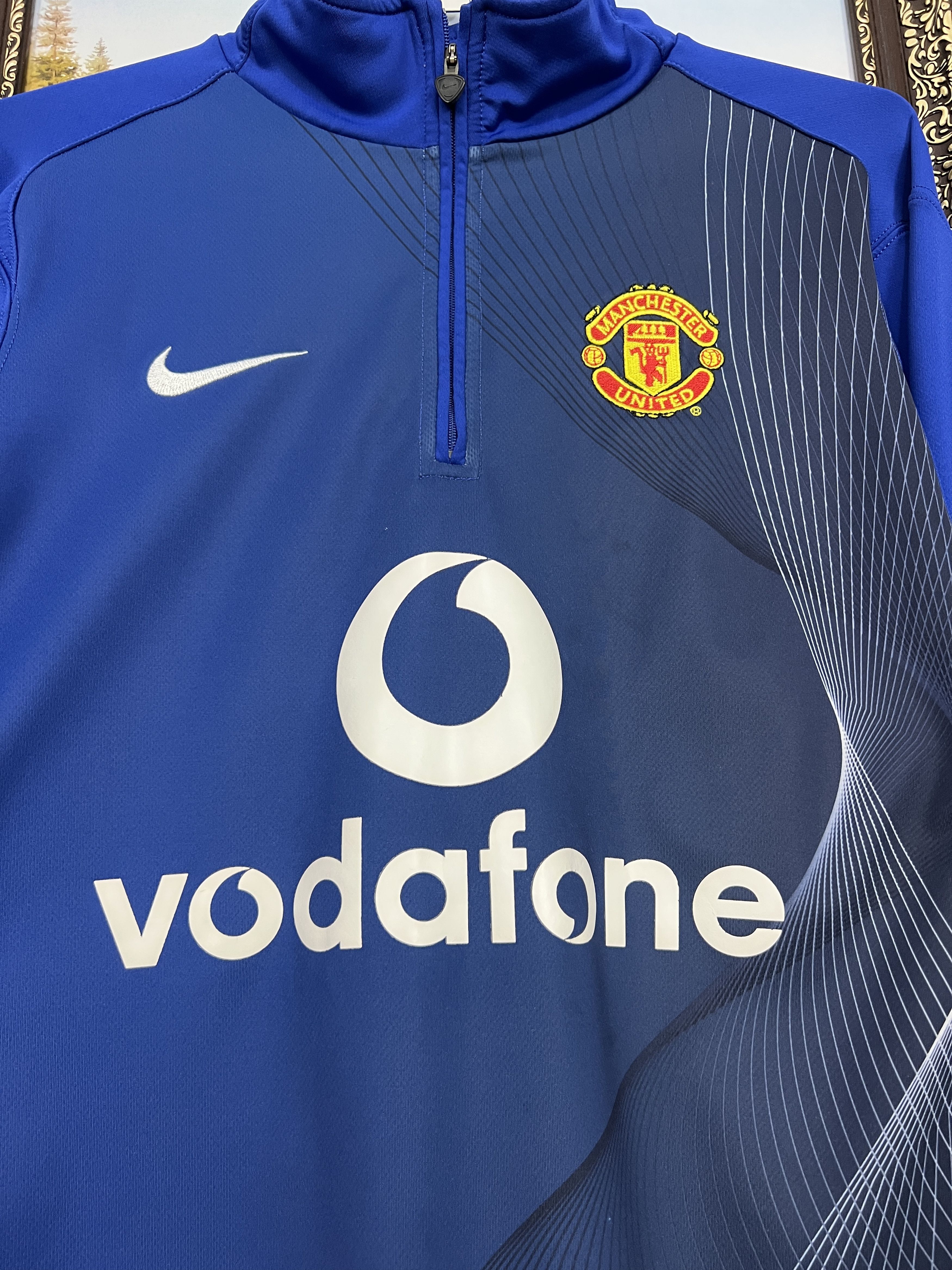 Vintage Nike Manchester United Football Train Sweatshirt