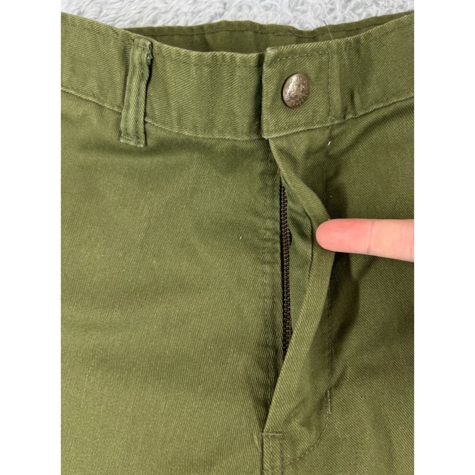 Vintage VINTAGE Boy Scouts of America Pants Adult 40 Green Twill Cargo 40x26 Military Mens Size US 26 / EU 42 - 5 Thumbnail