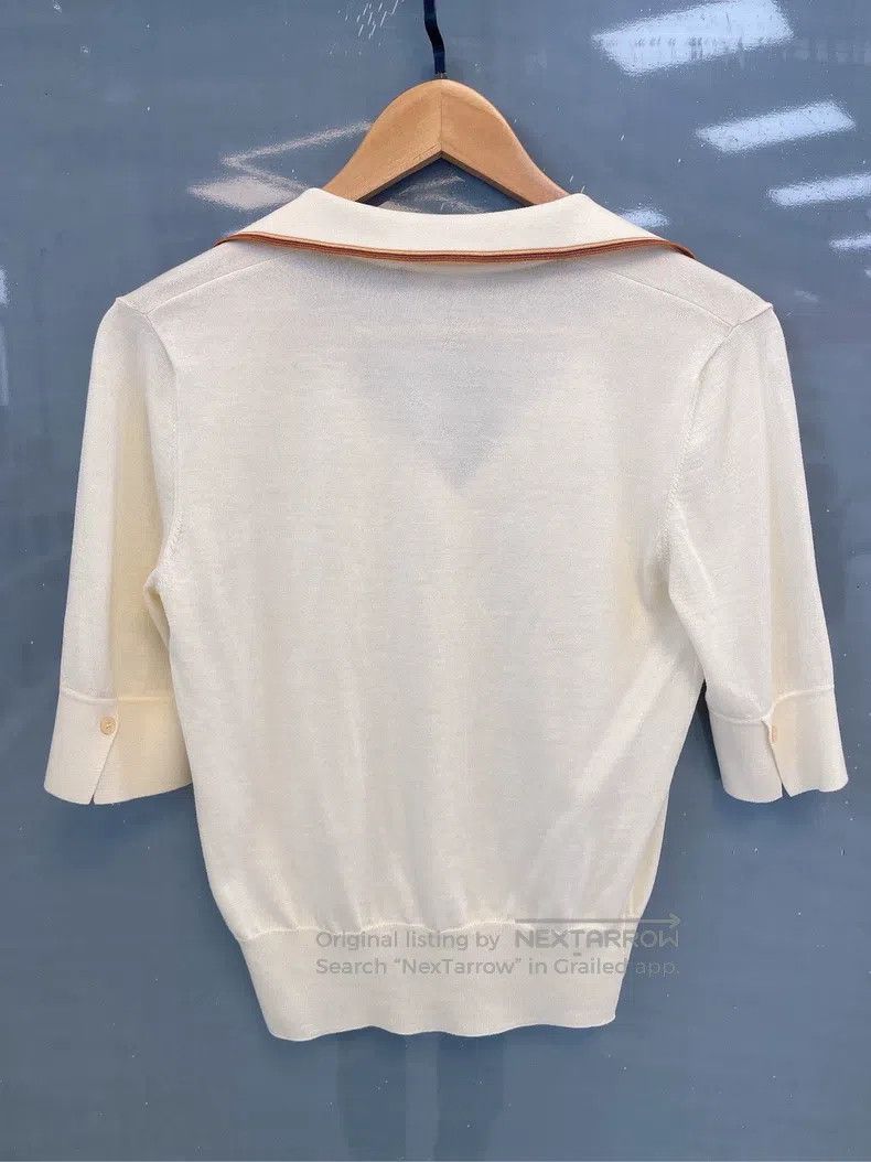 Loro Piana Loro Piana Early Spring Polo Neck Knit Short Sleeve Size XS / US 0-2 / IT 36-38 - 2 Thumbnail