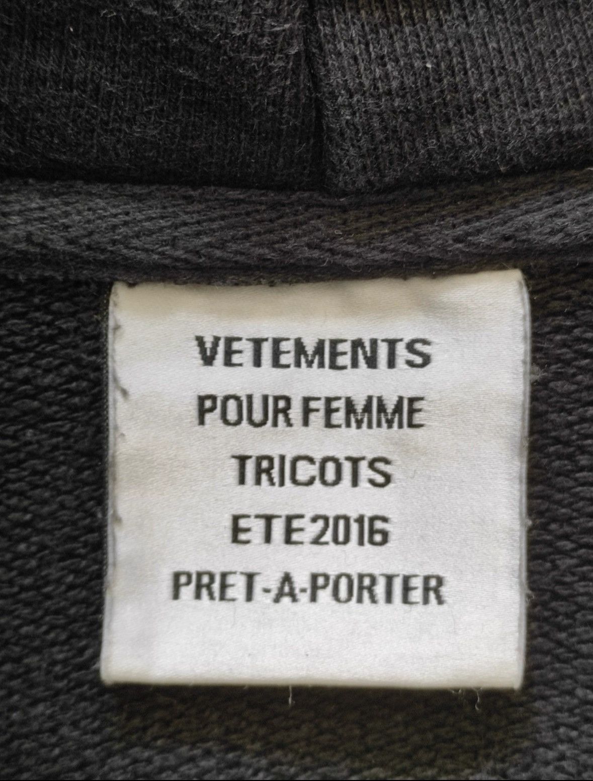 Vetements Vetements 16ss Definition Hoodie Size US XS / EU 42 / 0 - 5 Thumbnail