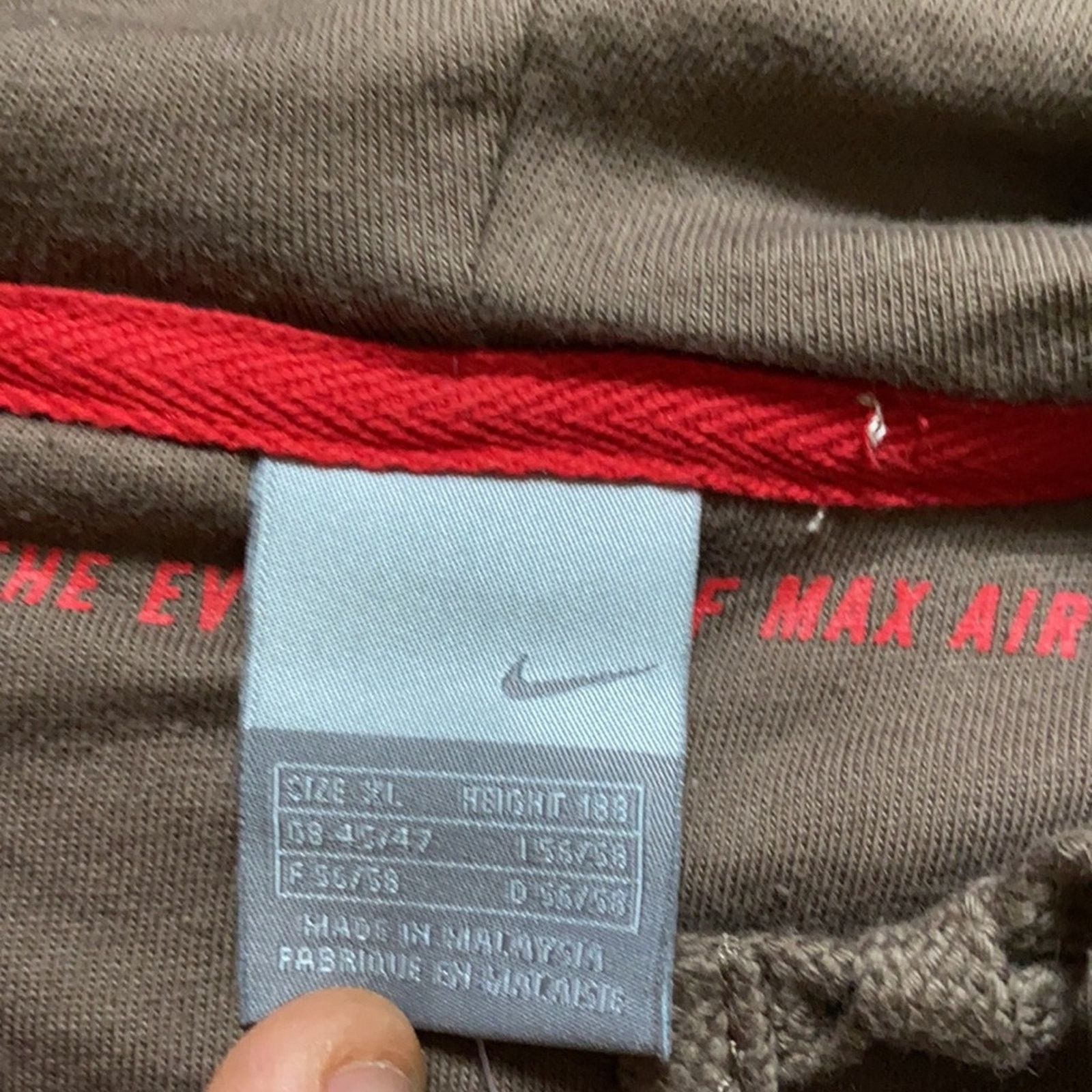Nike 2005 Nike The Evolution Of Max Air Zip Up Hoodie Size US XL / EU 56 / 4 - 9 Thumbnail
