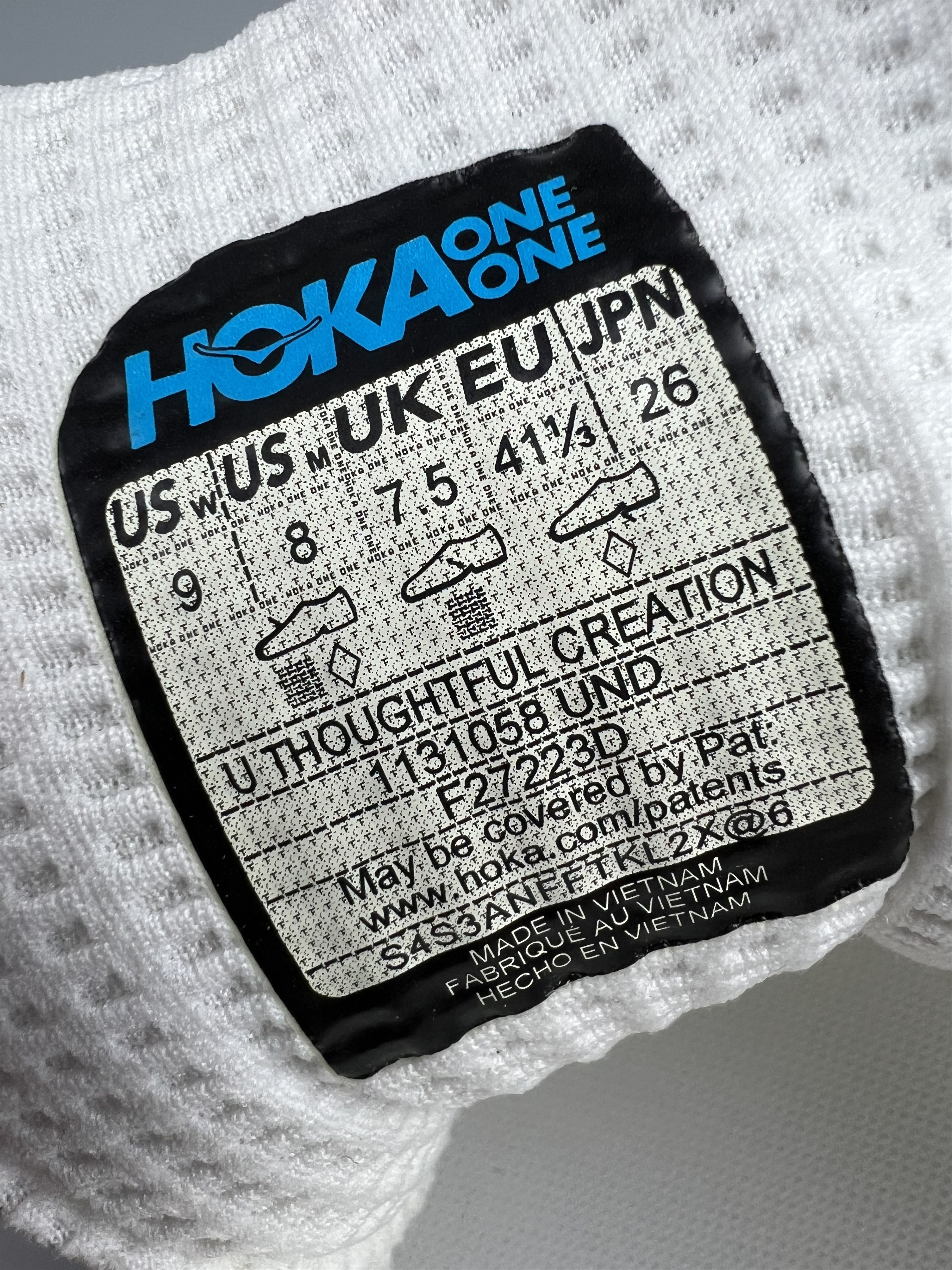 Hoka Hoka One One U Thoughtful Creation White Sneakers Size US 9 / IT 39 - 8 Thumbnail
