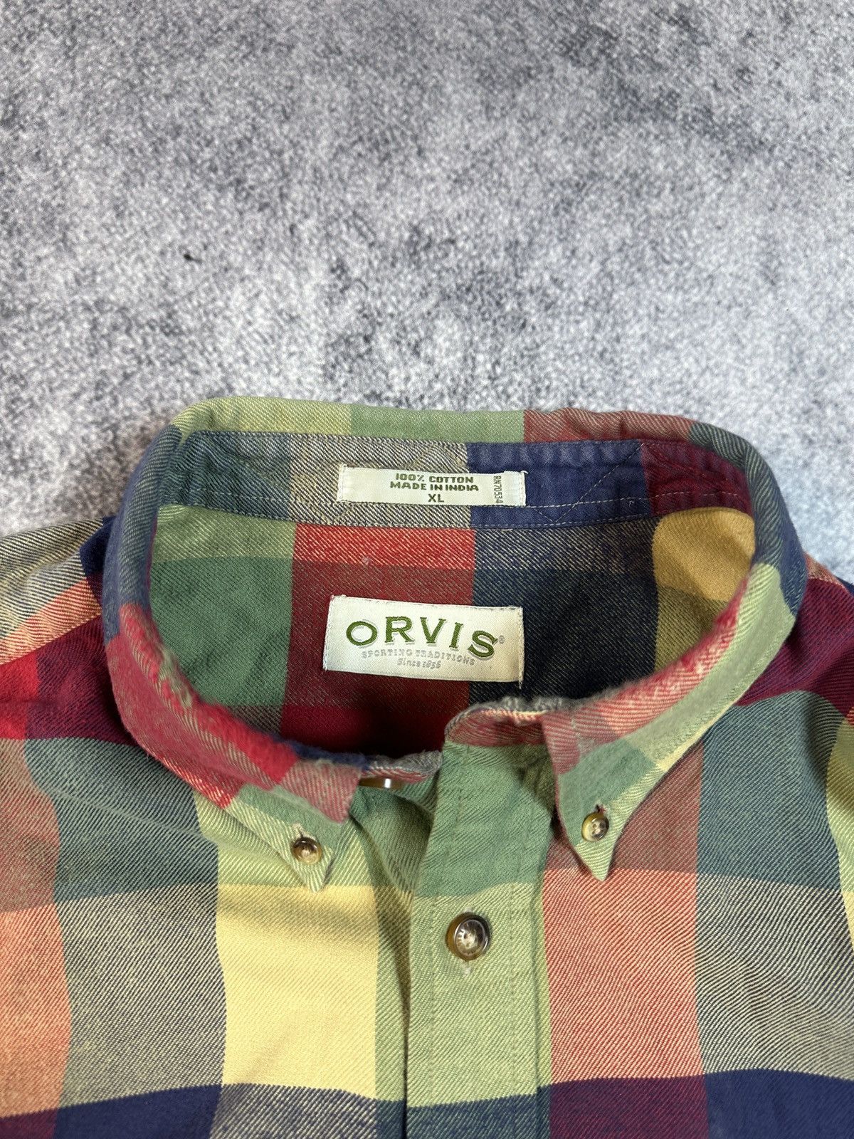 Orvis × Vintage Vintage Orvis 90s Shirt Streetwear Style USA Rare Size US XL / EU 56 / 4 - 2 Thumbnail