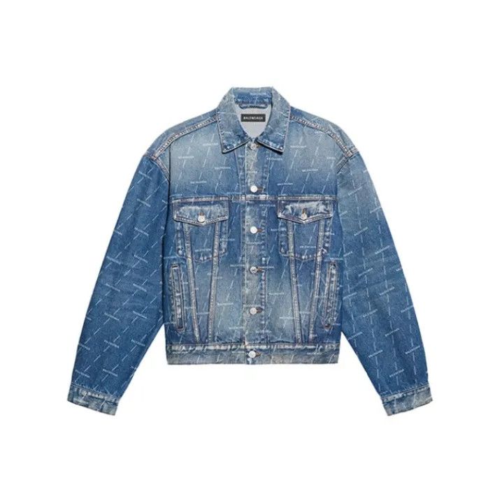 Balenciaga Balenciaga Denim Pocket Jacket for Men Size US M / EU 48-50 / 2 - 1 Thumbnail
