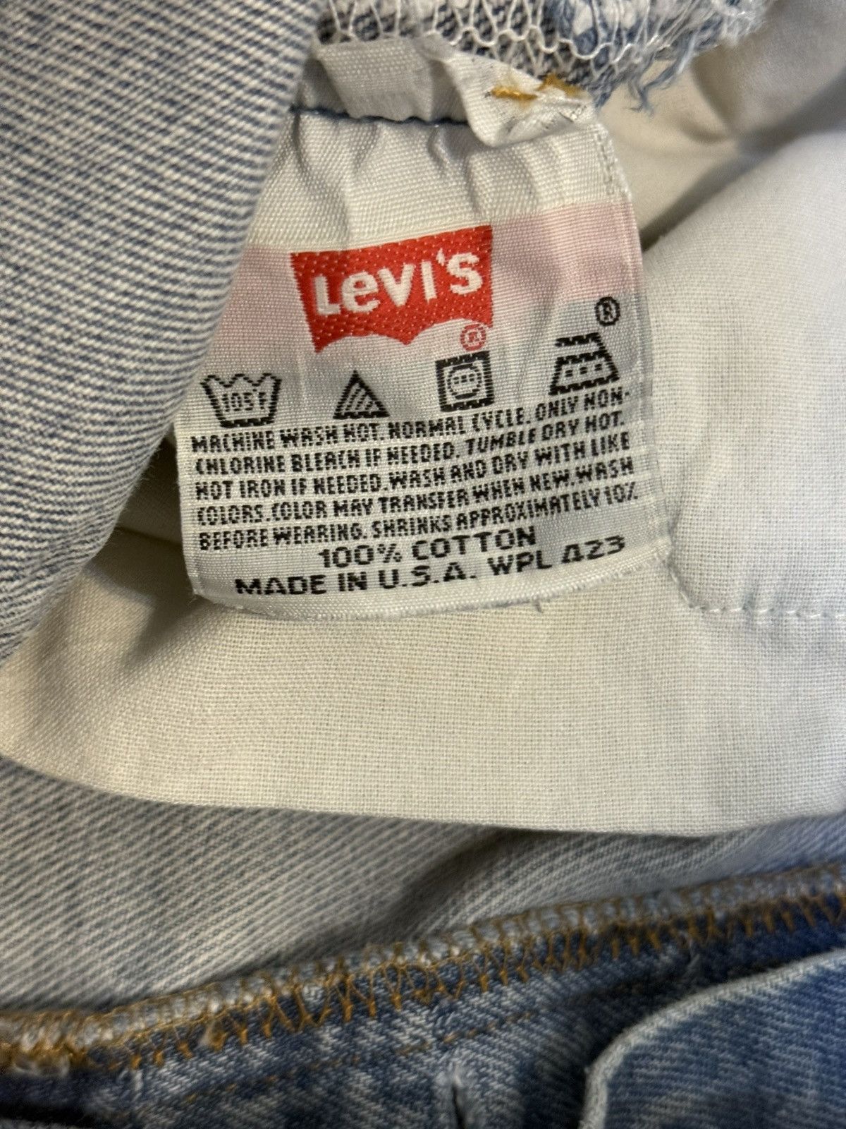 Levi's Distressed Vintage 90s Levi’s 501 Denim Jeans Size US 31 - 9 Thumbnail