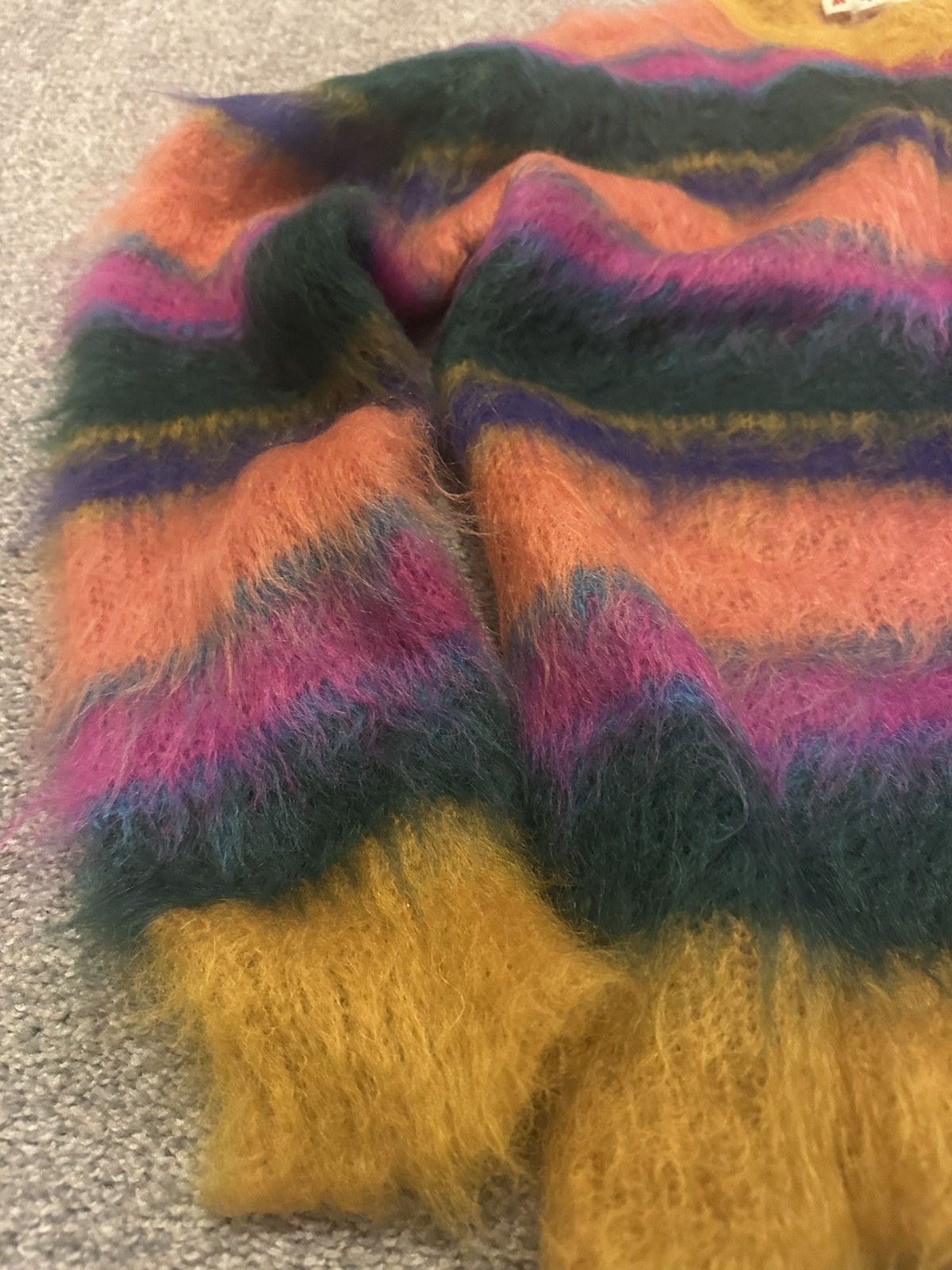 Marni Striped Multicolor Marni Mohair Sweater M/48 Size US M / EU 48-50 / 2 - 4 Thumbnail