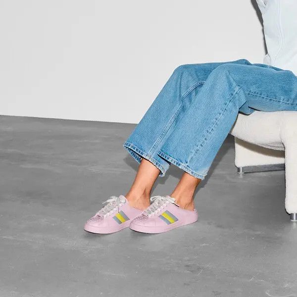 Gucci o1s1wg110325 Women's Ace Mules in Pink Size US 11 / IT 41 - 3 Thumbnail
