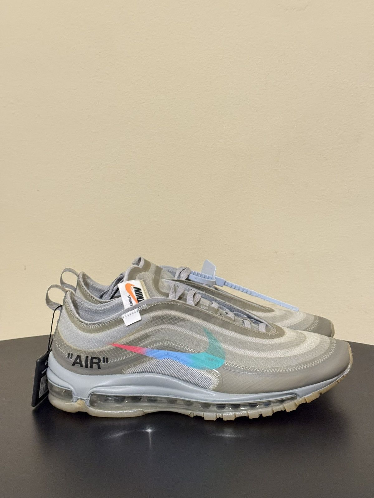 Nike × Off-White Nike X Off-white Air Max 97 Menta Size US 10 / EU 43 - 2 Thumbnail