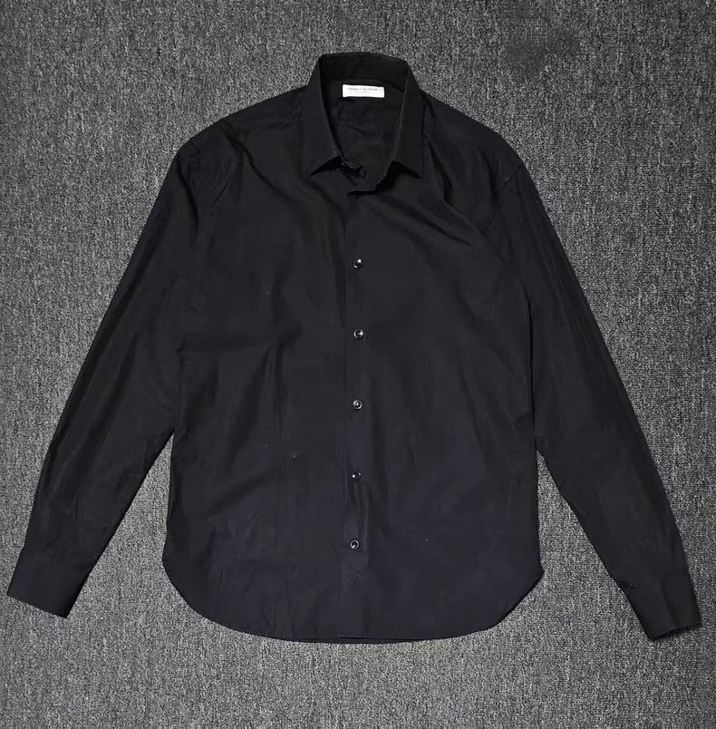 Saint Laurent Paris Saint Laurent Black Solid Shirt Size US L / EU 52-54 / 3 - 1 Thumbnail