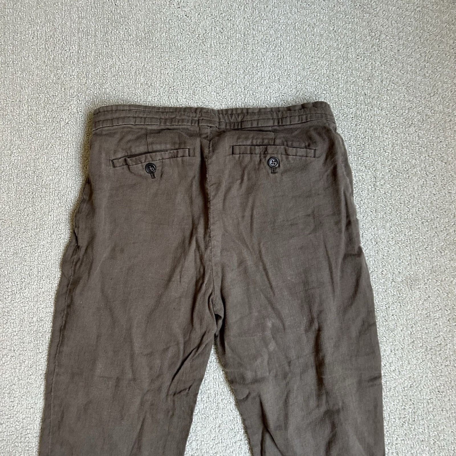 James Perse James Perse Womens Lounge Sweatpants Brown Athleisure Drawst Size 26" / US 2 / IT 38 - 8 Thumbnail