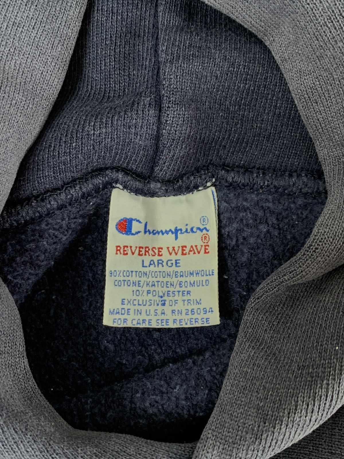 Vintage 80-90s champion reverse weave vintage faded style hoodie Size US L / EU 52-54 / 3 - 9 Thumbnail