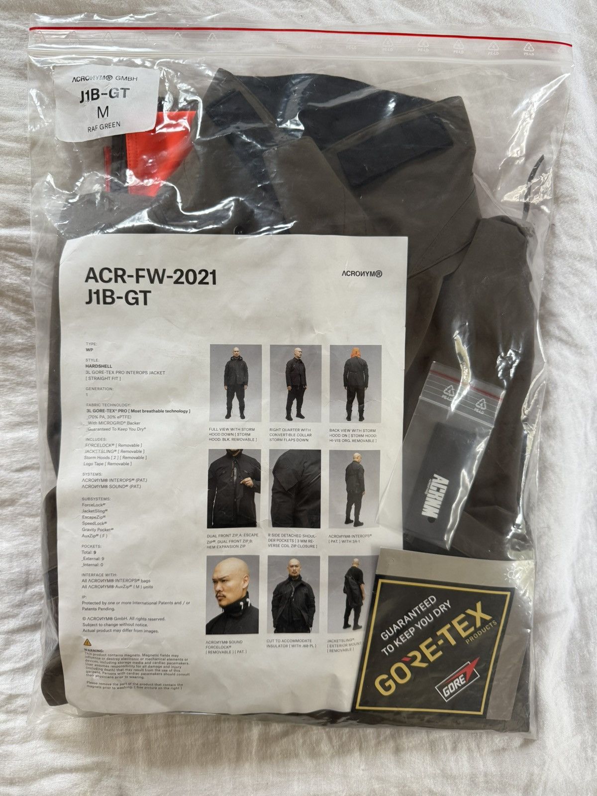 Acronym Acronym FW-2021 J1B-GT RAF Green Size US M / EU 48-50 / 2 - 12 Thumbnail