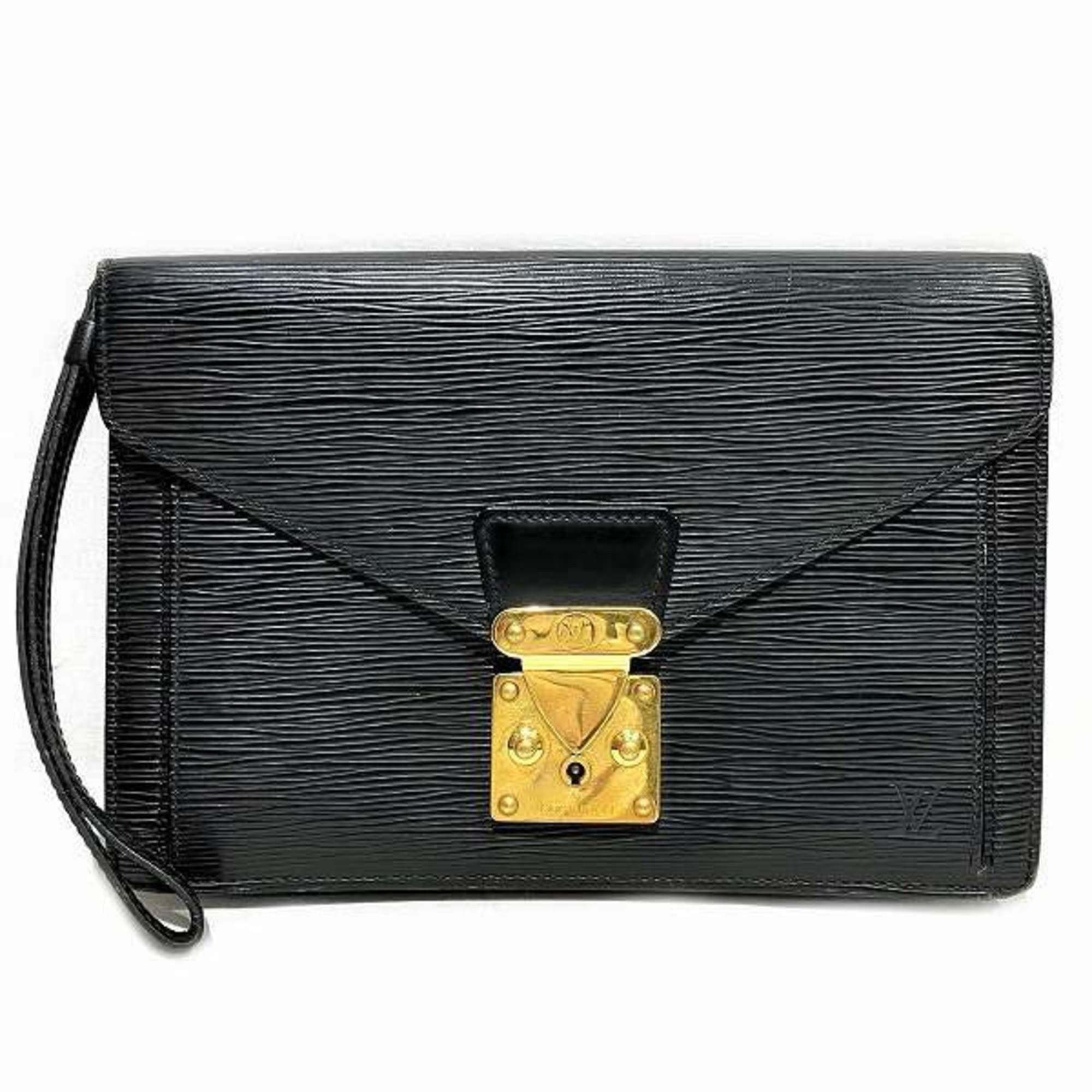 image of Louis Vuitton Epi Pochette Serie Dragonne M52612 Bag Clutch Men's in Black