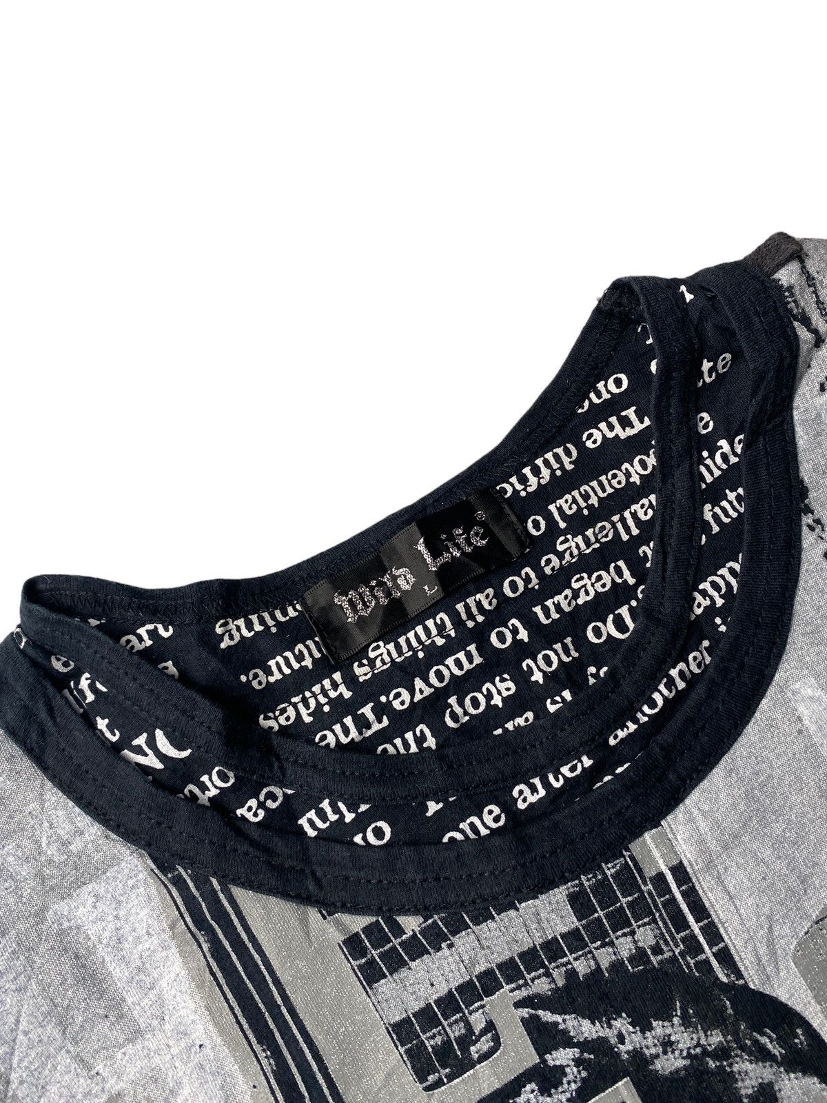 If Six Was Nine 2000's Wildlife Punk Girl Double Layer Tribal Shirt Size US M / EU 48-50 / 2 - 6 Thumbnail