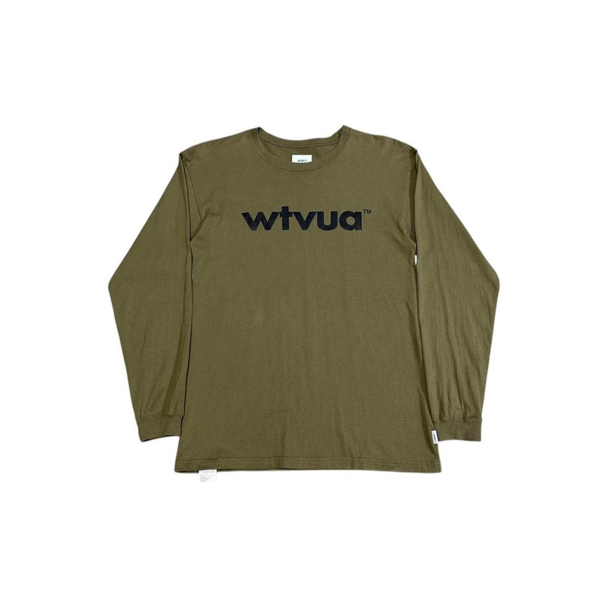 Japanese Brand × Vintage × Wtaps 🔥Vintage Wtaps Long Sleeve Shirt Wtuva Size US M / EU 48-50 / 2 - 1 Thumbnail