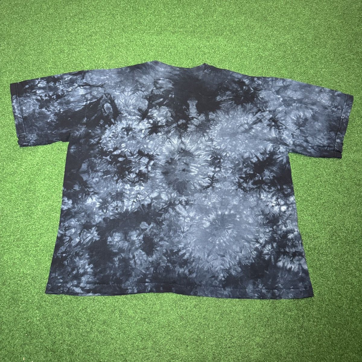 Vintage Wolf Tie Dye Nature Animal Print XL Boxy 26x29 90s T Shirt Size US XL / EU 56 / 4 - 4 Thumbnail