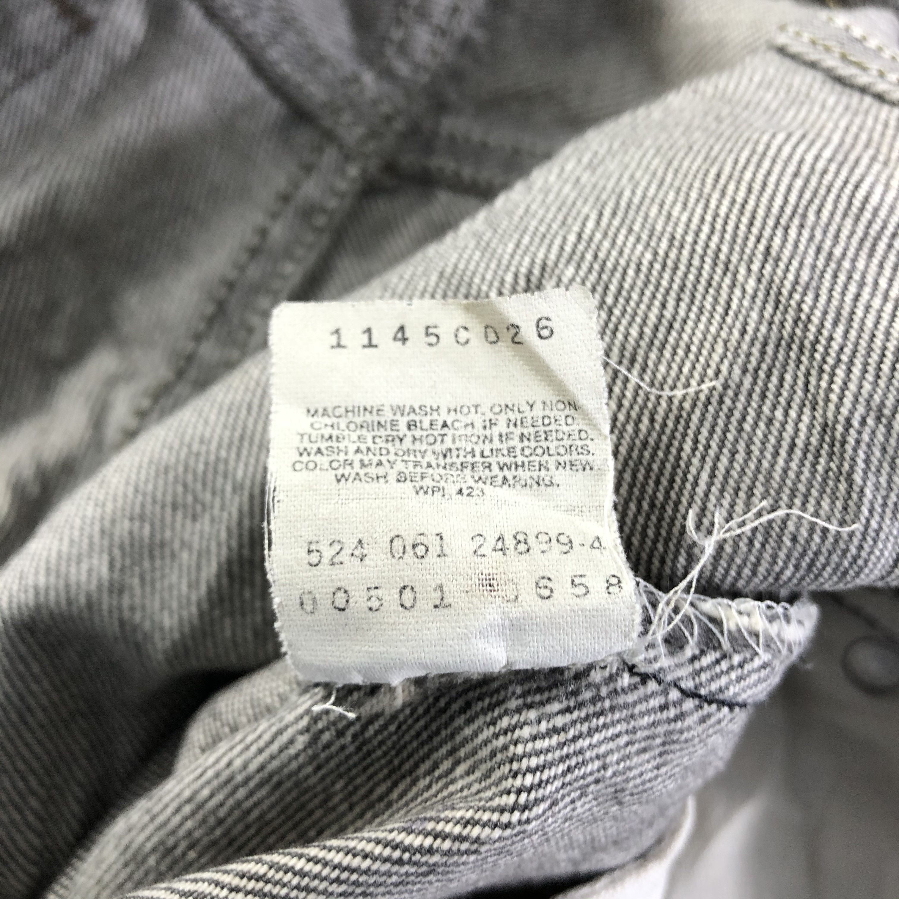 Levi's 90s Vintage Levis 501 Jeans-J3783 Size US 33 - 12 Thumbnail