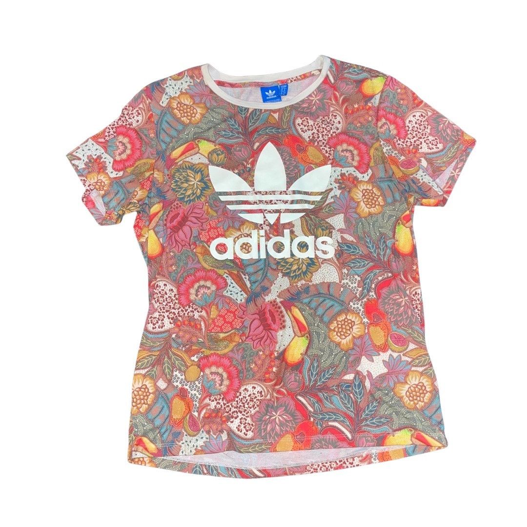 Adidas Farm FUGIPRABALI Floral Boyfriend Trefoil Logo Sports Size S / US 4 / IT 40 - 1 Thumbnail