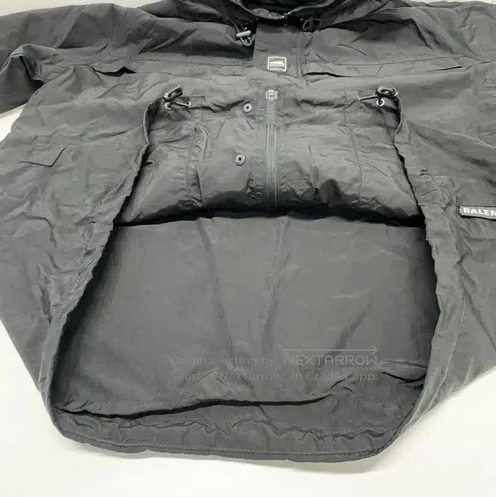 Balenciaga Balenciaga Men's Black Hooded Jacket with Pockets. Size US L / EU 52-54 / 3 - 7 Thumbnail