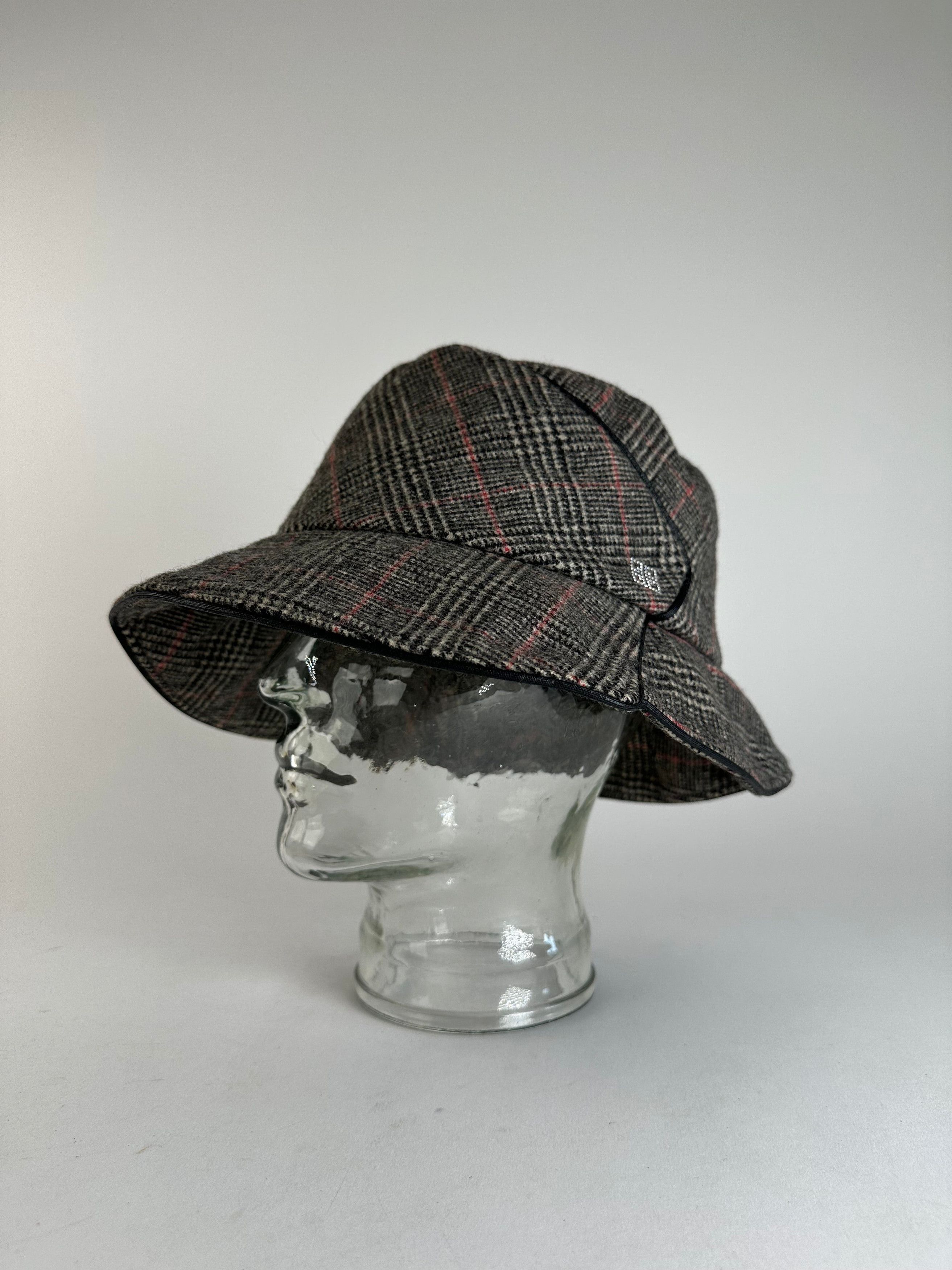 Givenchy Vintage Wool Hat Grey Brown M Size ONE SIZE - 1 Thumbnail