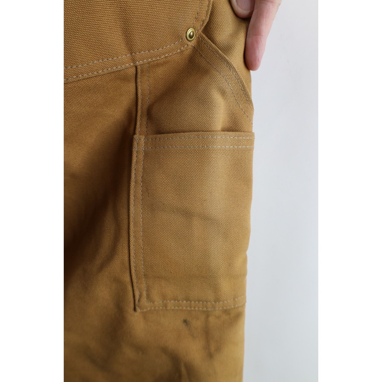 Carhartt Vintage 90s Carhartt Distressed Quilted Canvas Overalls Size US 44 / EU 60 - 15 Thumbnail