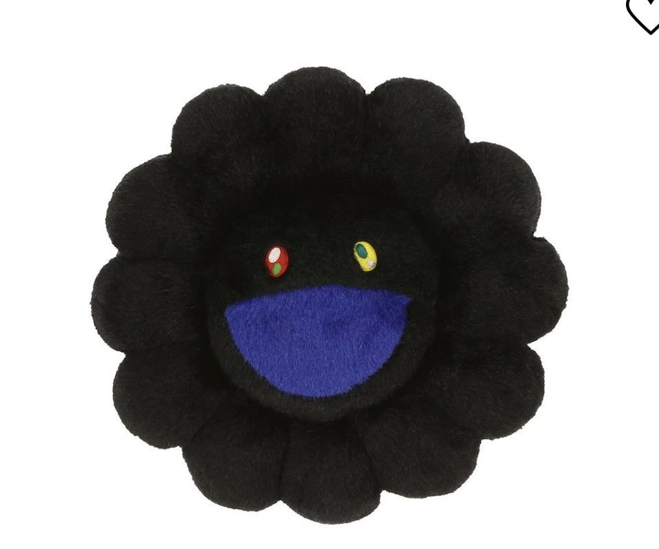 Pre-owned Takashi Murakami Flower Plush 60cm In Black