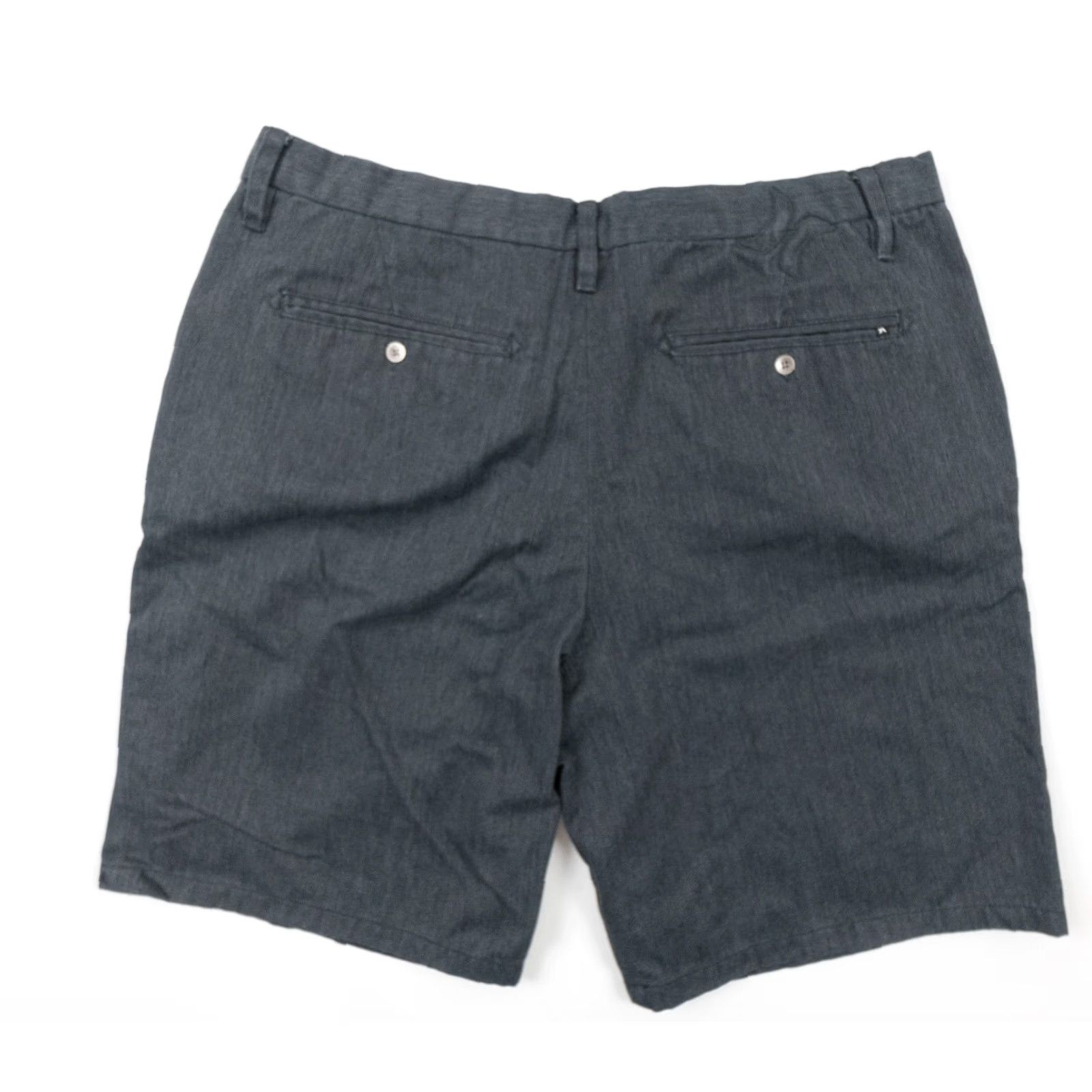 Hurley Hurley Mens 38 Gray Chino Shorts 9" Flat Front Surf Brand Casual Outdoors Size US 38 / EU 54 - 4 Thumbnail