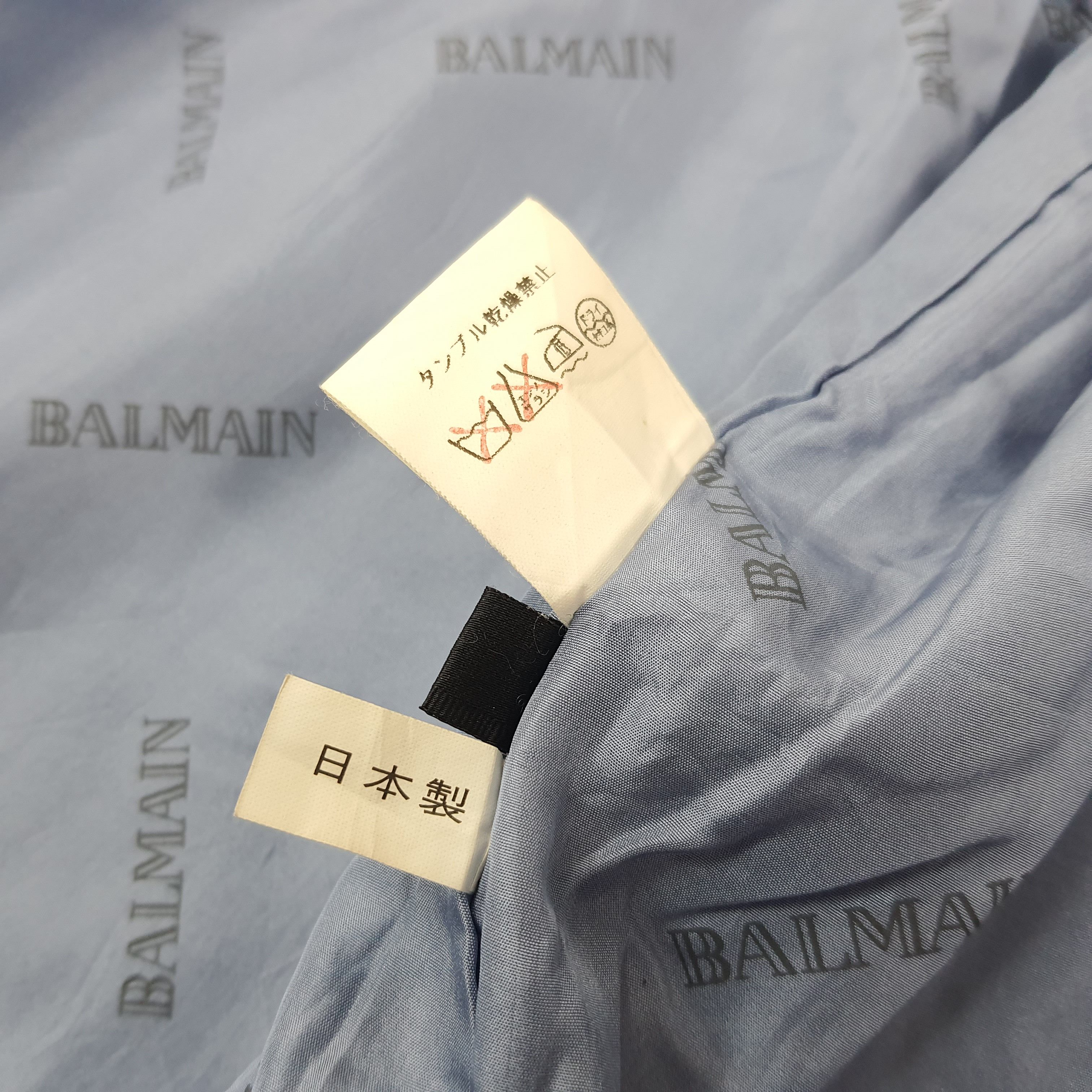 Balmain × Vintage Vintage Balmain Paris Trench Jacket C222N12 Size US M / EU 48-50 / 2 - 9 Thumbnail